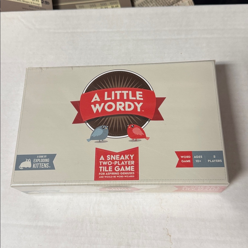 Exploding Kittens A Little Wordy Tile Word Game